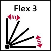 <b>Rackmatic&reg;<b></b></b><br><br><br > < br > Давление на боковые рычаги достаточно, и верхняя корзина посудомоечной машины удобно регулируется до 3 различных высот даже в загруженном состоянии. Таким образом, получается до 5 см зазора. Это означает еще большую гибкость и максимальные индивидуальные возможности регулировки, в зависимости от загрузки. С RackMatic&reg; верхняя корзина может быть полностью снята, задняя область легко доступна для погрузки и разгрузки.